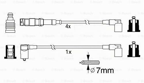 Bosch 0986356333 - Zündleitung - 1 Stück