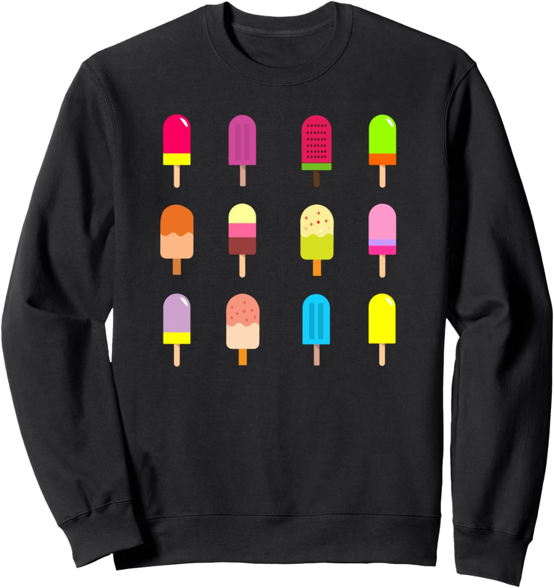 Neuheit Eis am Stiel Fun Eislutscher Design Popsicles Sweatshirt