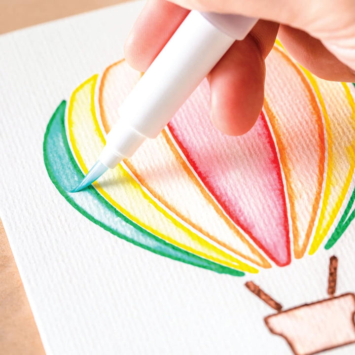 Cricut Watercolor Marker & Brush Set 8 Marker, 1 Wasserpinsel Erstellen Sie ein Aquarell Meisterwerk