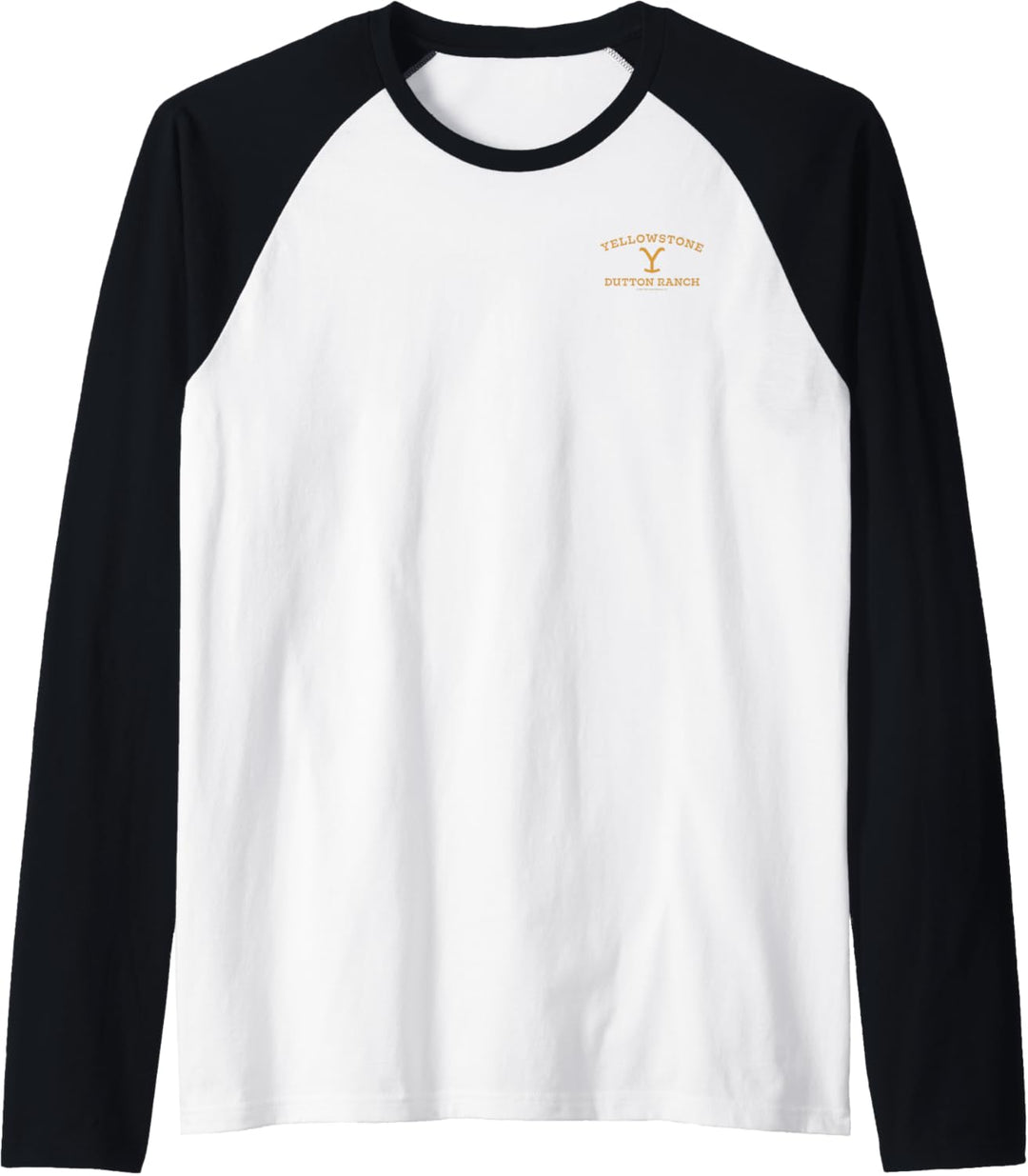 Yellowstone Dutton Ranch Gold Pocket Logo Raglan