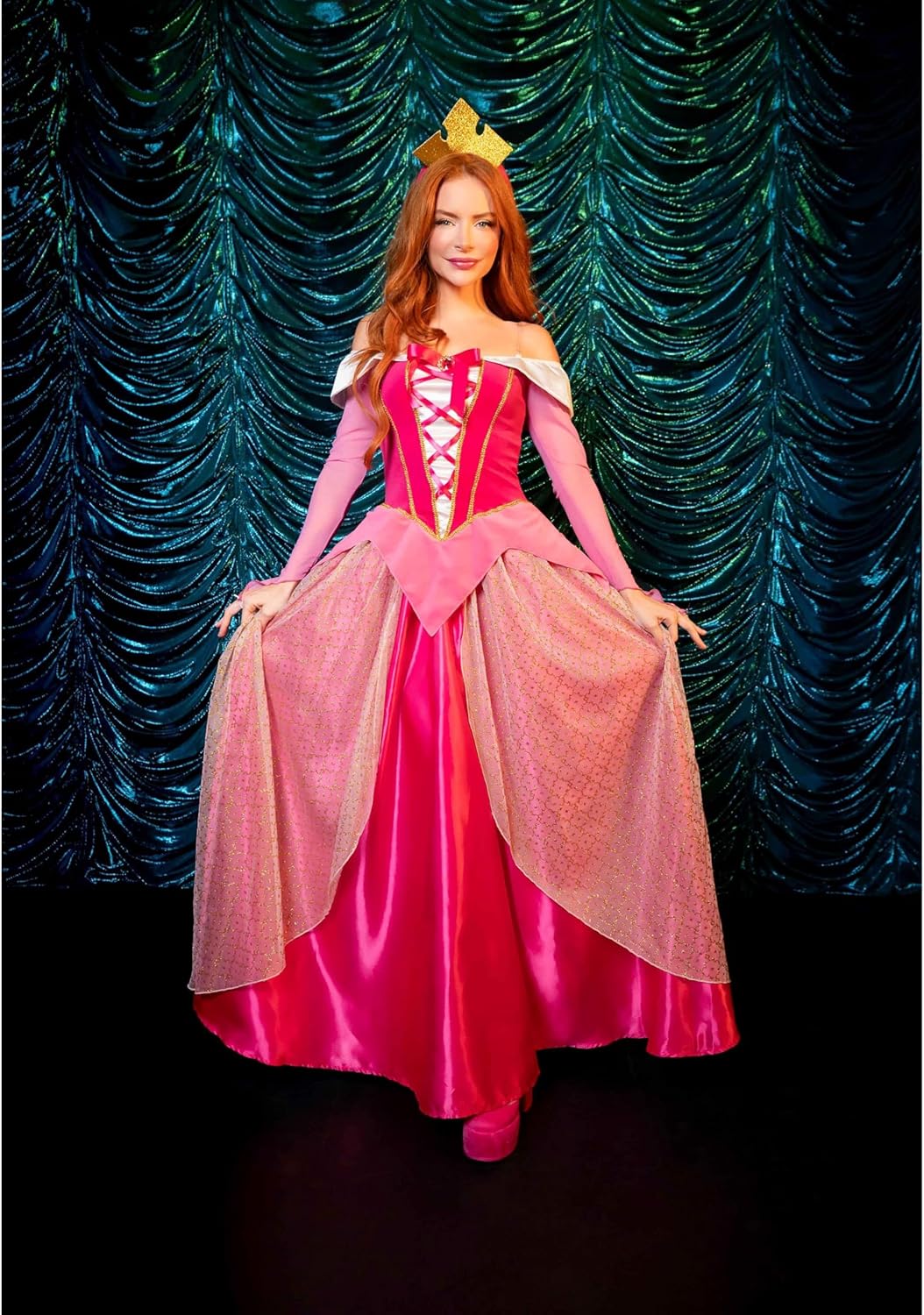 Leg Avenue Damen Klassisches Dornröschen Prinzessin Halloween-Kostüm, Grösse: S (EUR 34-36)