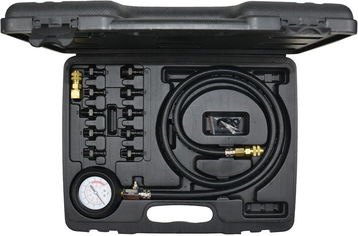 KS Tools 150.1920 Öldruck-Prüfgerät, 12-tlg., 0-10bar