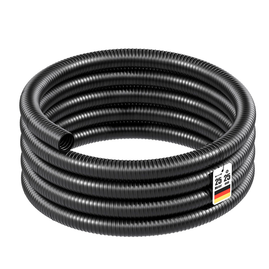 Wiltec 25m Teichschlauch 25mm (1") - Made in Europe