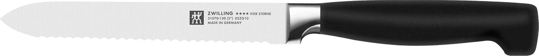 ZWILLING Selbstschärfender Messerblock, 7 teilig, schwarz, Vier Sterne Schwarz, Vier Sterne, Single,