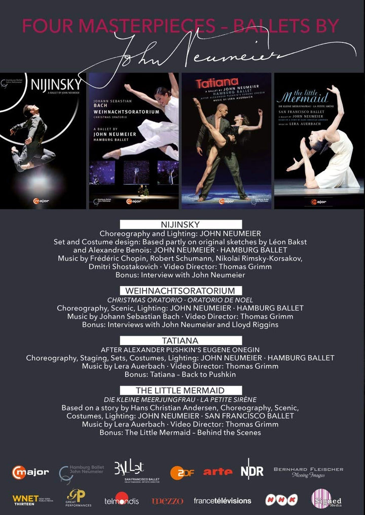 John Neumeier Collection [4x, Blu-ray