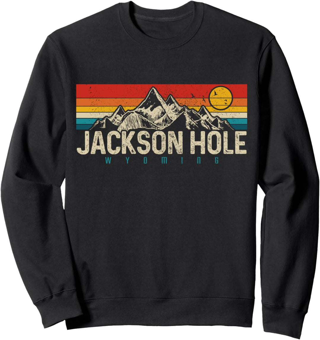 Jackson Hole Wyoming Vintage USA Amerika Souvenir Sweatshirt