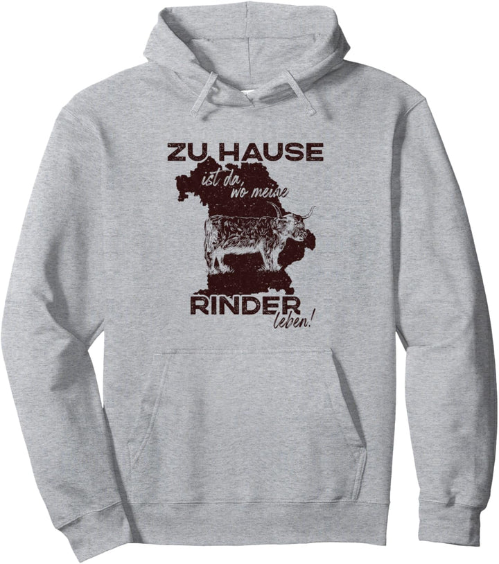 Highland Cattle Züchter Highland Cow Bayern Pullover Hoodie