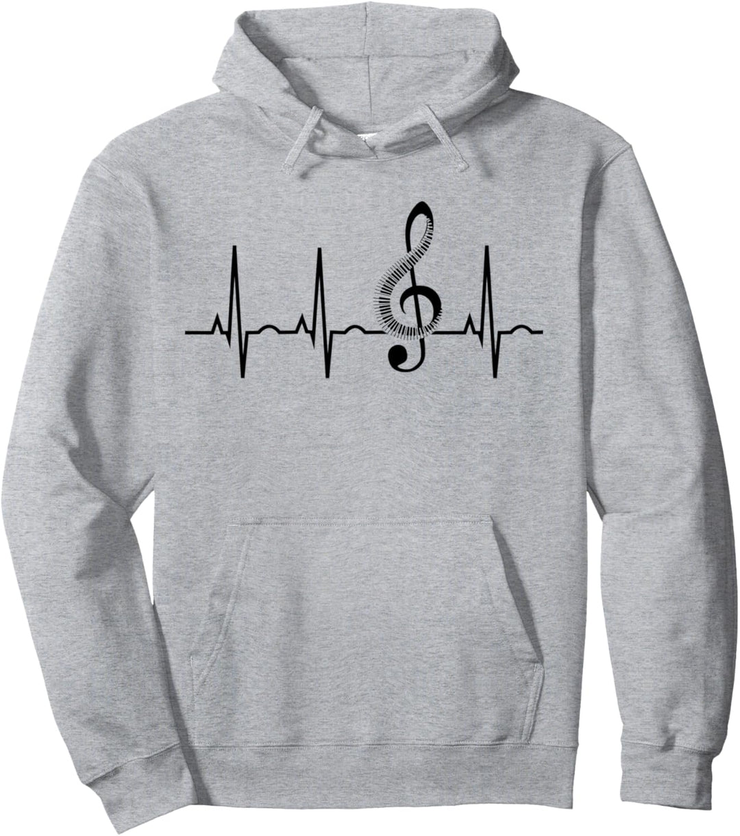 Geschenk für Klavierlehrer - Herzschlag des Pianisten Pullover Hoodie