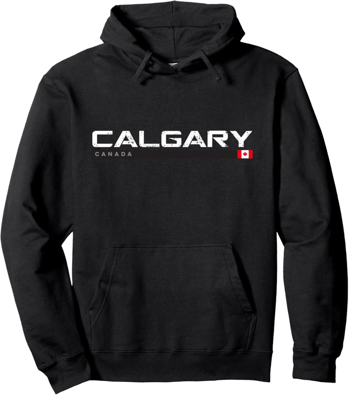 Calgary Canada Weinlese Retro Pullover Hoodie