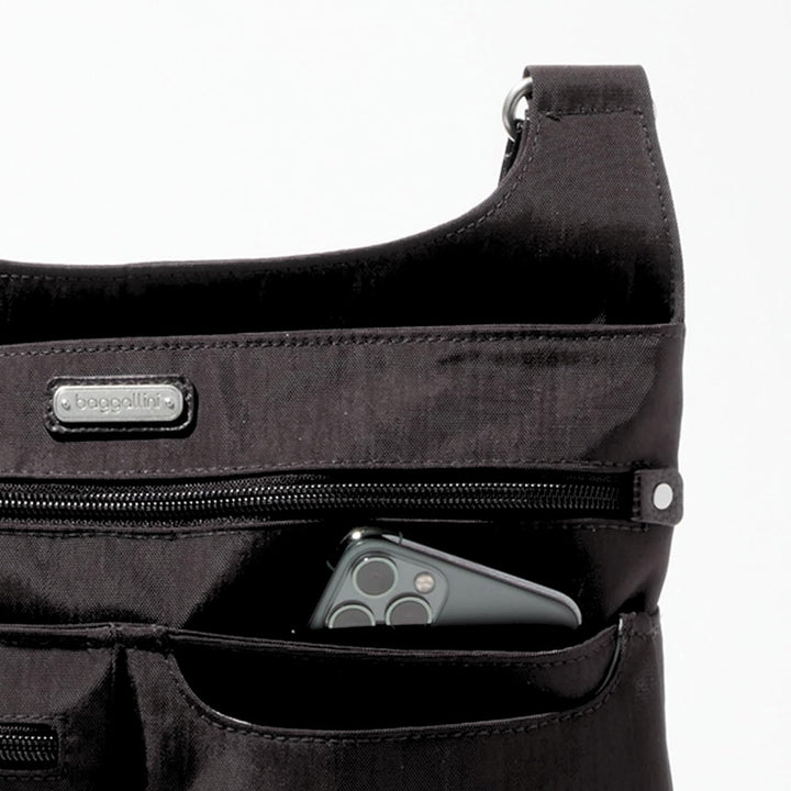 Baggallini Damen Otz406b0867 Handtaschen Einheitsgrösse Schwarz, Einheitsgr&amp;