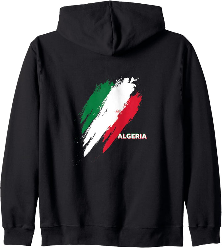 Flagge Algerien Kapuzenjacke