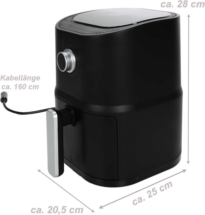 All Ride Airfryer 24V – Heissluftfritteuse für LKWs - Mit Heisslufttechnologie - Kompakt 3L - 250W -