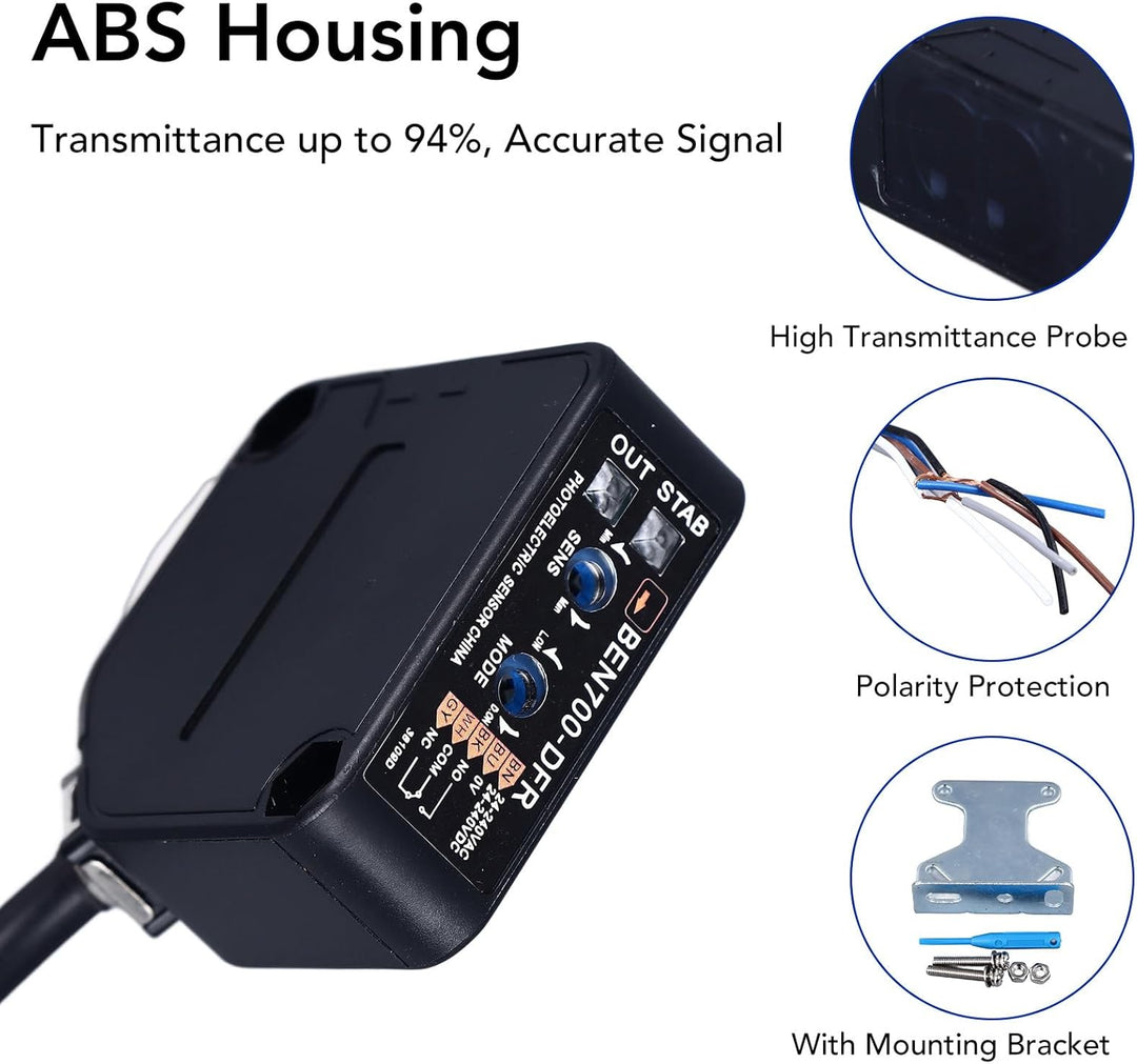 Fotoelektrischer Strahlsensor, Hochpräziser Infrarot-Näherungsschalter, Garagen-Parksensor, Alarmsen
