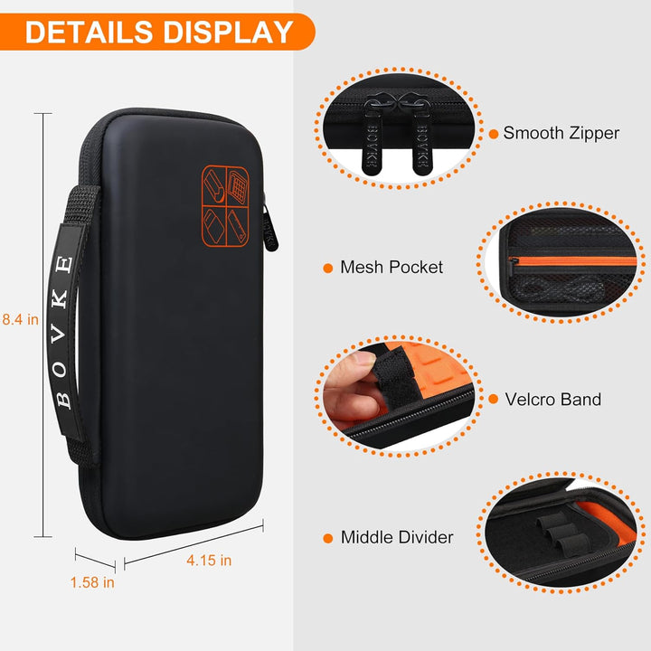 BOVKE Hard PU Graphing Calculator Carrying Case für Texas Instruments TI-30XS Multiview/TI-34 Multiv