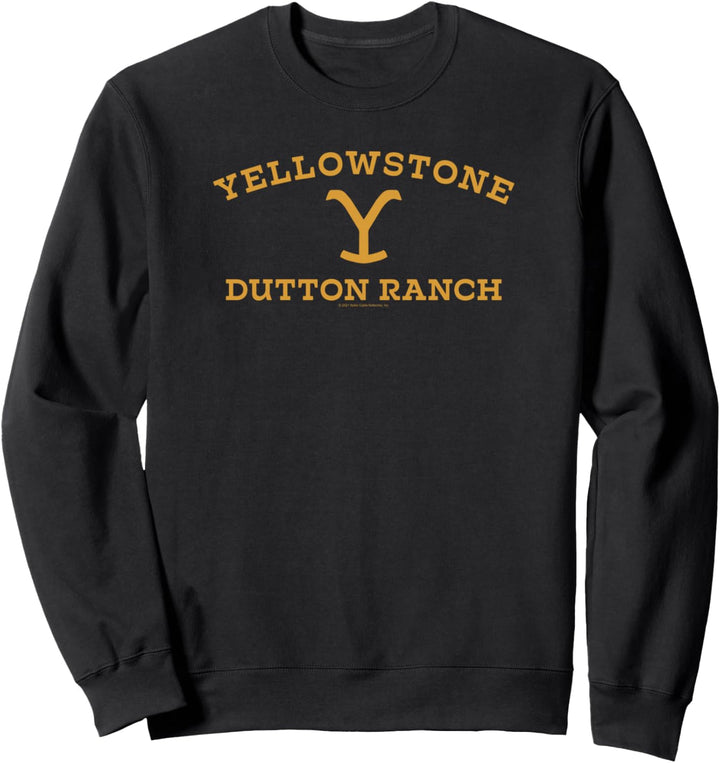 Yellowstone Large Gold Dutton Ranch Logo Sweatshirt