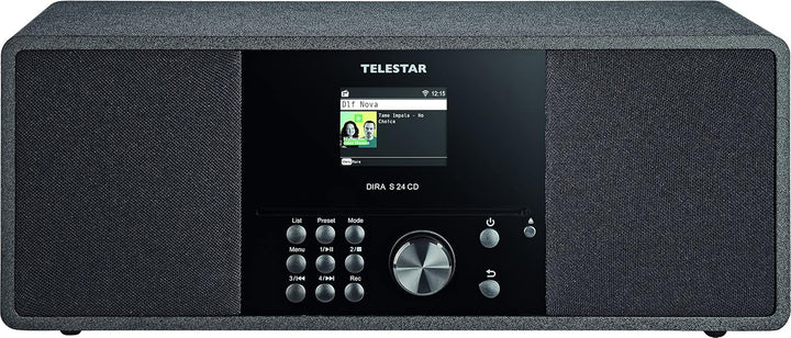 Telestar DIRA S 24 CD - DAB+ Digitalradio mit CD-Player (Stereo Radio, UKW/DAB/DAB+, CD Player, Blue