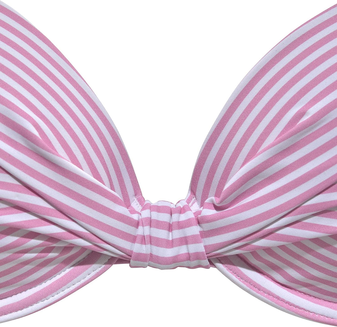 s.Oliver Damen Bikini-Set 34 / D Rosa-weiss Gestreift, 34 / D Rosa-weiß Gestreift