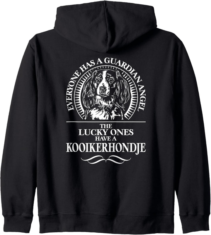 Kooikerhondje Guardian Schutzengel Hund Hunde Spruch Kapuzenjacke