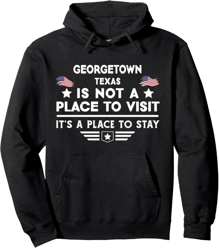 Georgetown Texas Ort zum Besuchen Bleiben USA City Pullover Hoodie