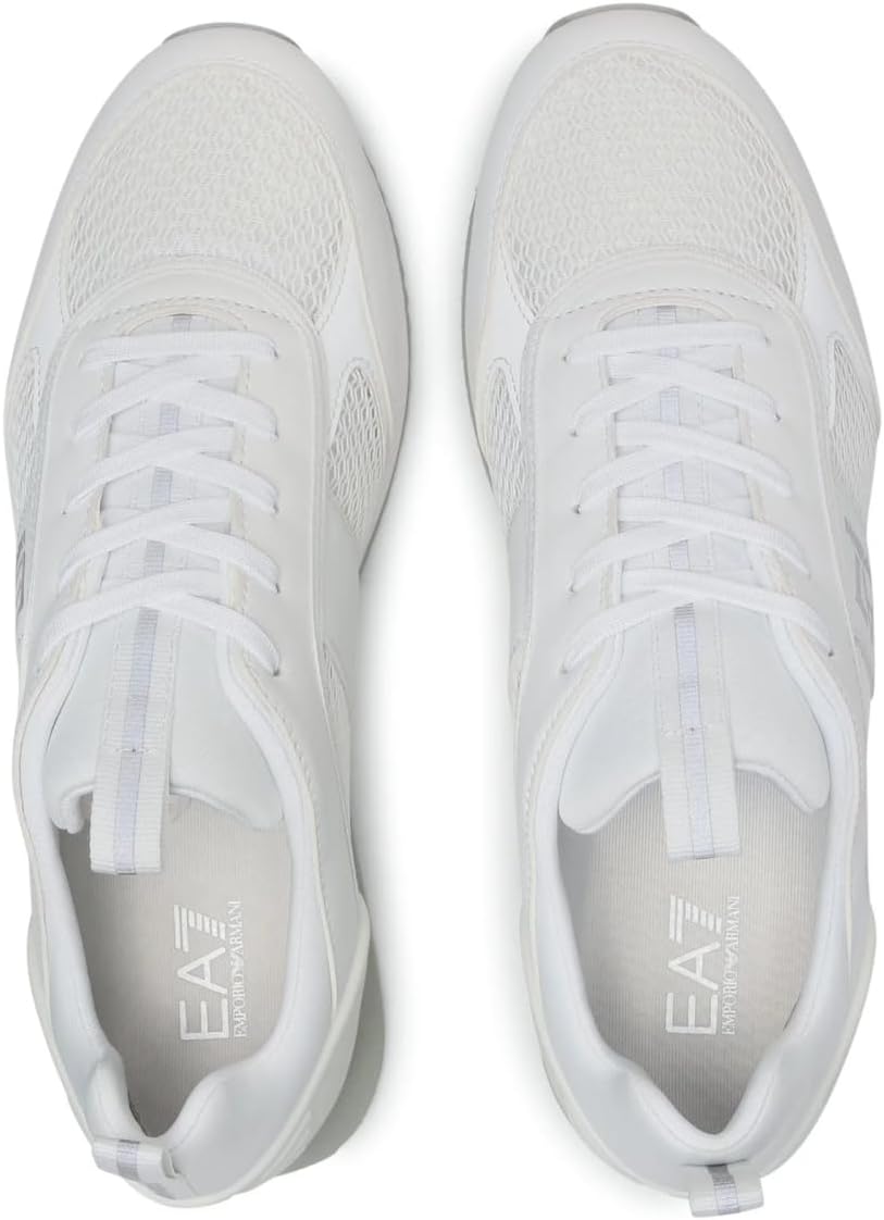 EA7 Emporio Armani Sneaker Black and White Carbon Low-Sneaker 41 EU Weiss, 41 EU Weiss