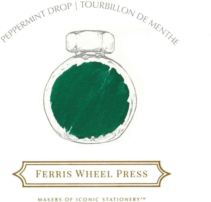 Ferris Wheel Press Fountain Pen Ink | Everyday Ink Collection | Dark Green | 38ml Dark Green 38ml, D