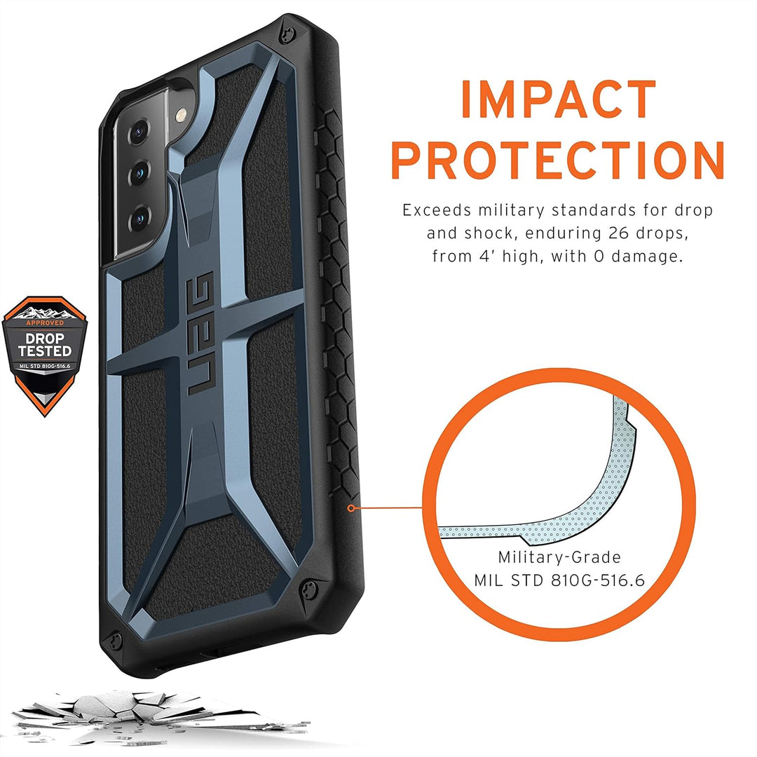Urban Armor Gear Monarch Hülle Samsung Galaxy S21+ 5G (6,7" Zoll) Cover (Wireless Charging kompatibe