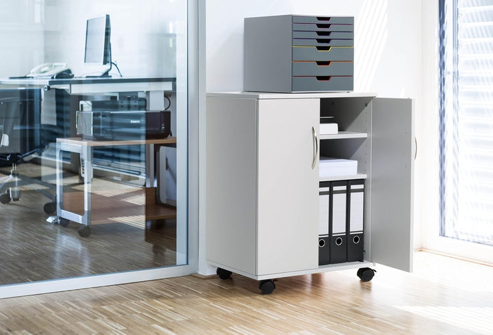 Durable Multifunktionswagen 74/53 geschlossen, grau, 311510 Geschlossen Grau, Geschlossen Grau