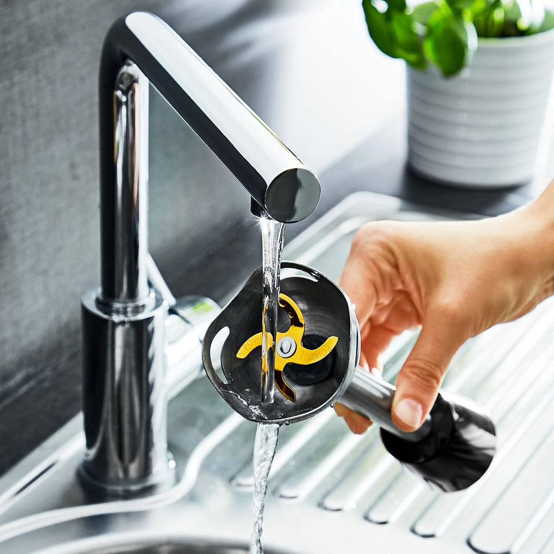 Moulinex DD9448 Stabmixer, Schwarz, 500 ml 4 accesorios Eisfarben, 4 accesorios Eisfarben