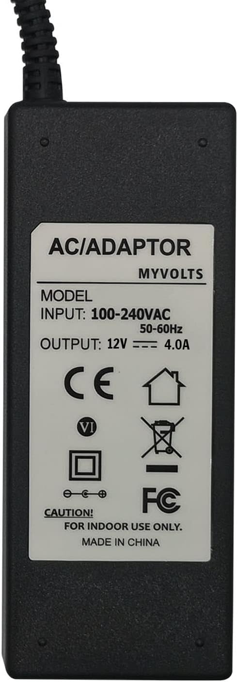 MyVolts 12V EU-Netzteil kompatibel mit Pioneer DDJ-FLX10 DJ Controller