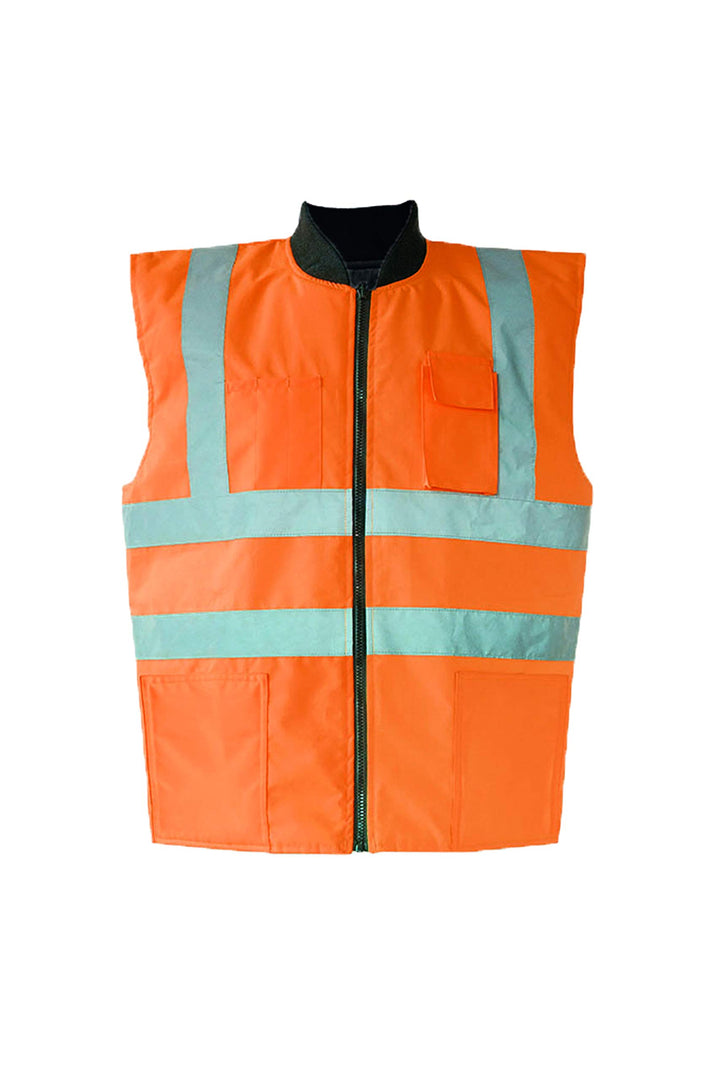 Unisex Ural Weste (1er Pack), Orange Hi-Vis