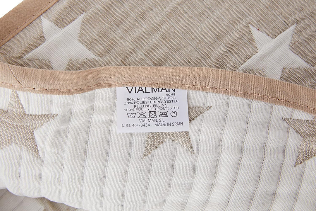 VIALMAN Tagesdecke, Beige, 105 105 Beige, 105 Beige