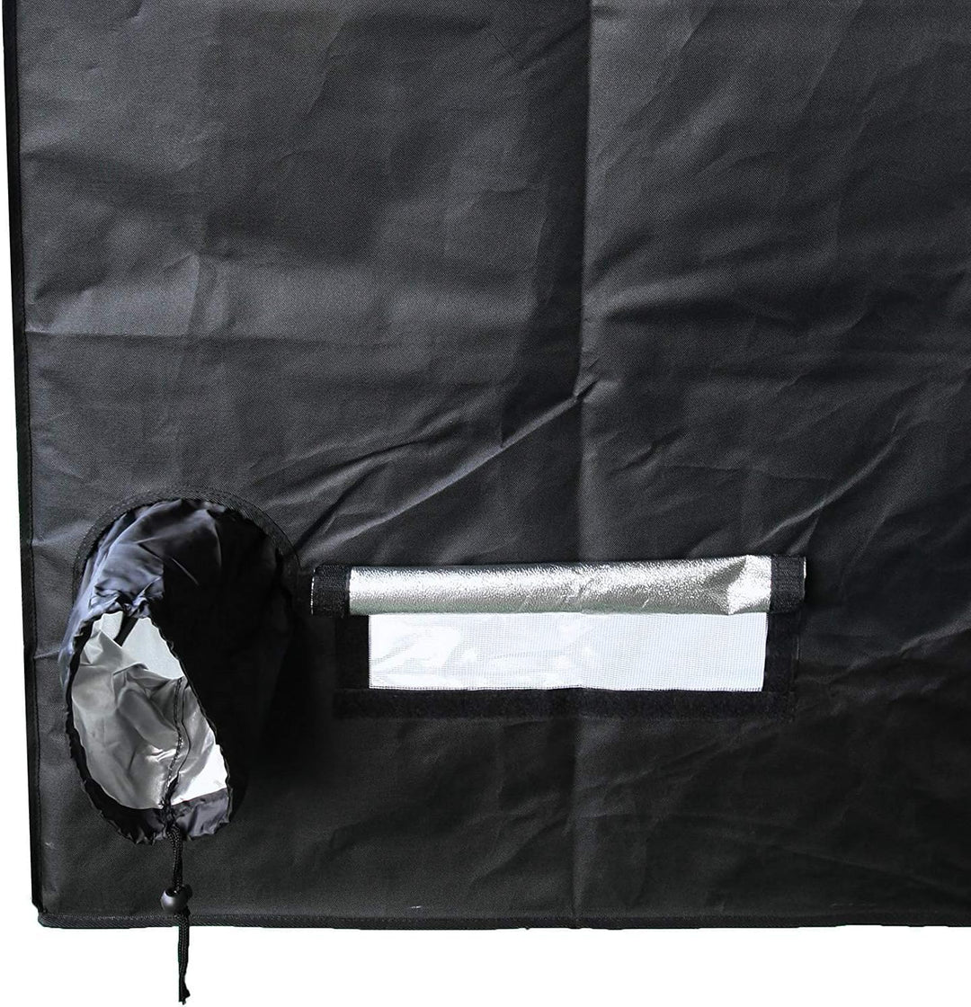 Grow Zelt für Pflanzen Zuchtzelt Gewächshaus Box Zuchtschrank Garten Anzucht Gemüse Grow (60x60x160)