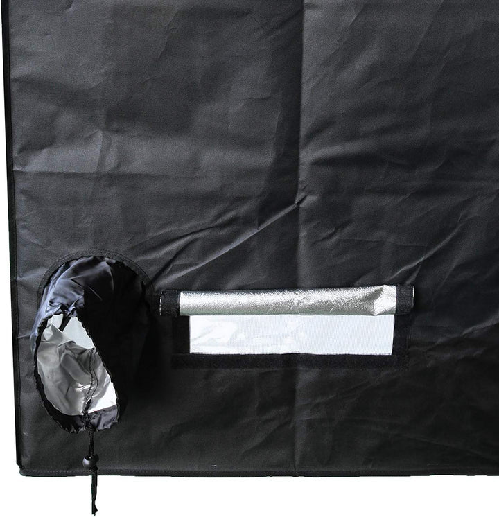 Grow Zelt für Pflanzen Zuchtzelt Gewächshaus Box Zuchtschrank Garten Anzucht Gemüse Grow (60x60x160)