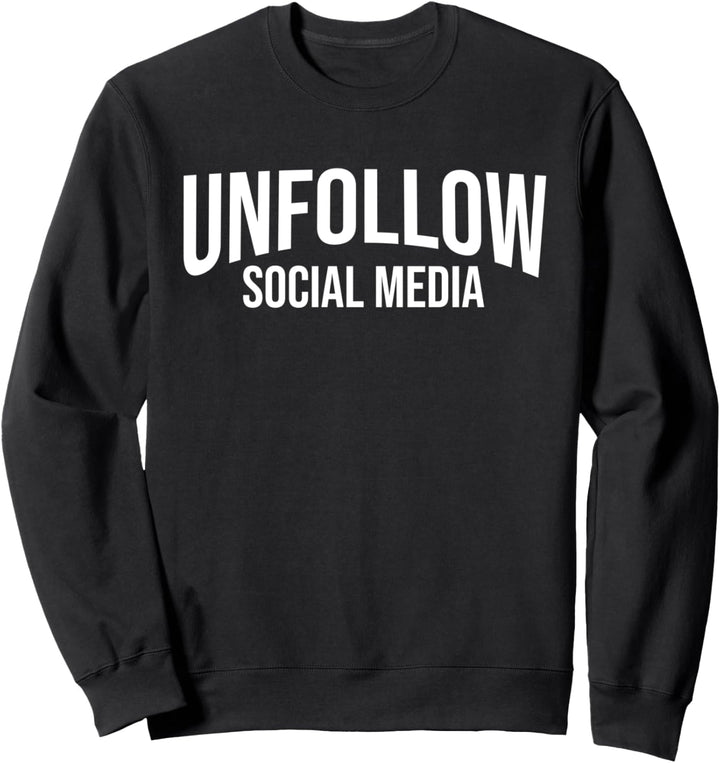 Social Media nicht mehr folgen. Defundieren Sie die Medien Sweatshirt