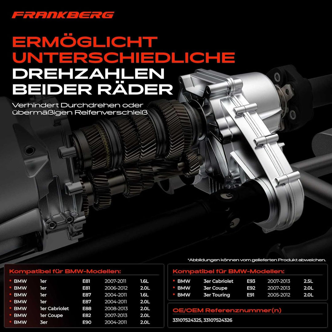 Hinterachsgetriebe Differential für 1er E81 E87 1er Cabriolet E88 1er Coupe E82 3er E90 3er Cabriole