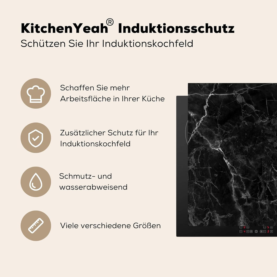 KitchenYeah© Herdabdeckplatte Einteilig Induktionsmatte Küche Abdeckung Ceranfeld Herd Abdeckplatte