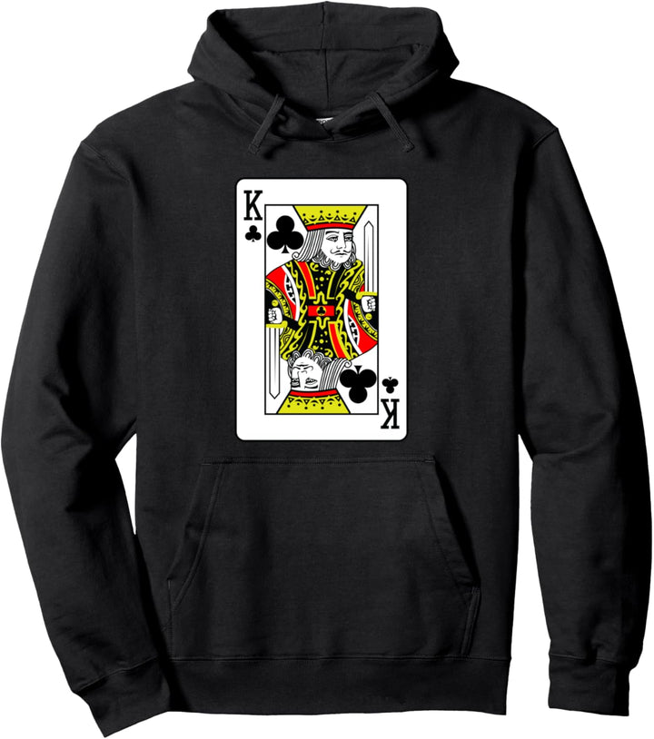 Kreuzkönig Poker Kartenspiele Spielkarten Black Jack Pullover Hoodie