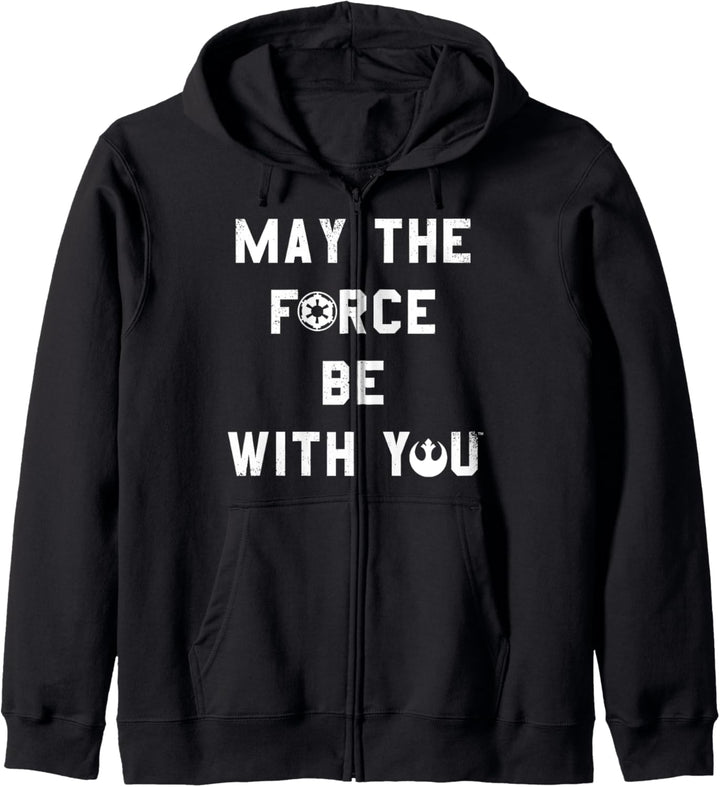 Star Wars May The Force Be With You Sith & Rebellion Emblem Kapuzenjacke