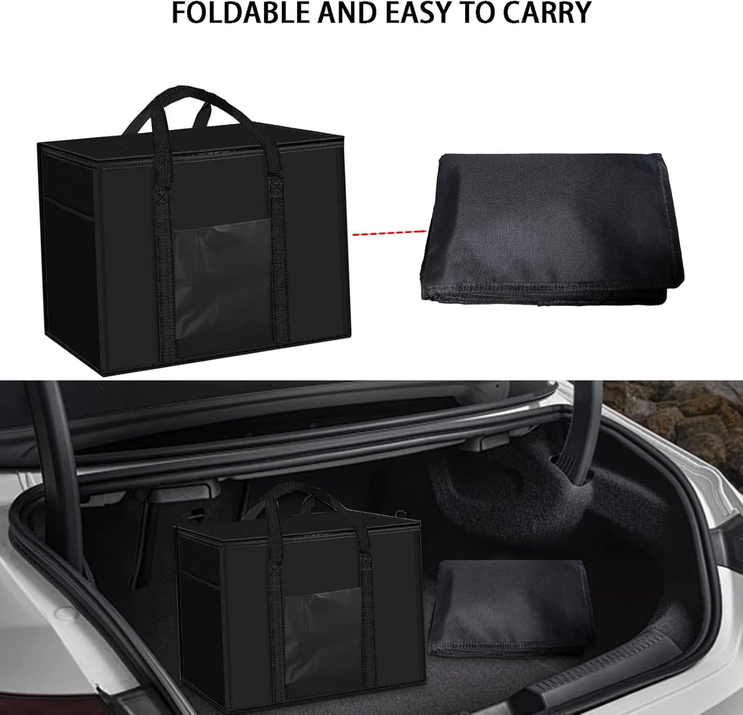 Gross Kühltasche Faltbar 50L Isoliertasche Kühlbox Kühlkorb für Essen, Gross Picknicktasche Thermota