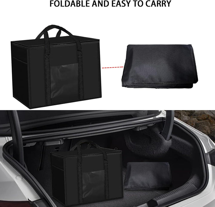 Gross Kühltasche Faltbar 50L Isoliertasche Kühlbox Kühlkorb für Essen, Gross Picknicktasche Thermota