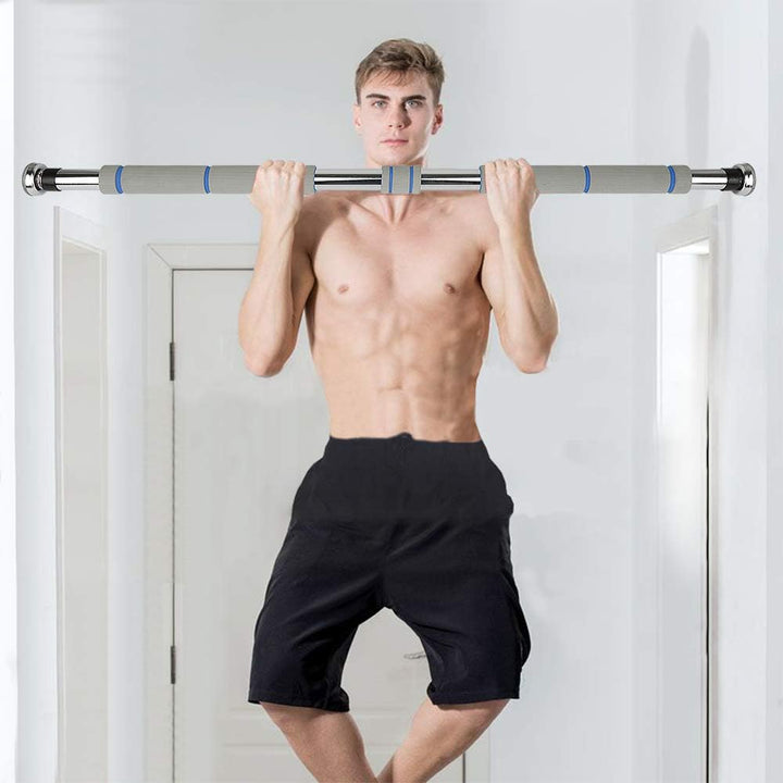 Pro Klimmzugstange, 80 bis 130 cm, Fitnessstange, Wandbefestigung zur Stärkung der Muskeln &amp; eine ko