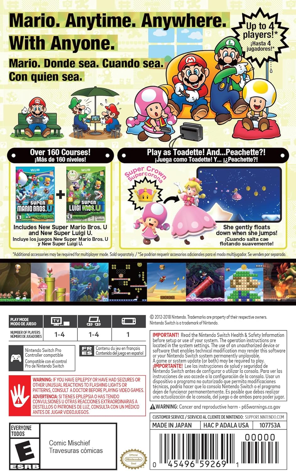 Nintendo Switch Game-New Super Mario Bros. U Deluxe