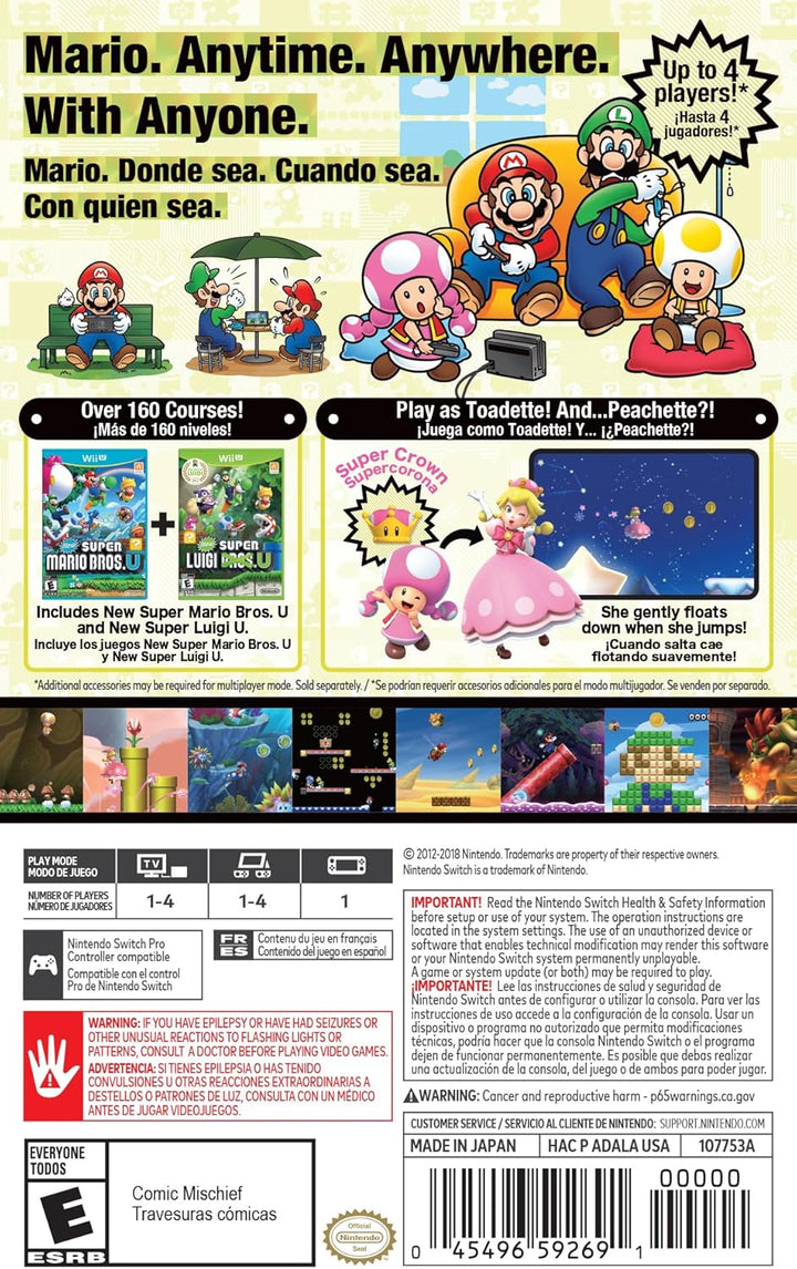 Nintendo Switch Game-New Super Mario Bros. U Deluxe