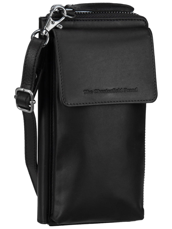 The Chesterfield Brand Malaga - Handytasche/Geldbörse 12cc 19 cm Black