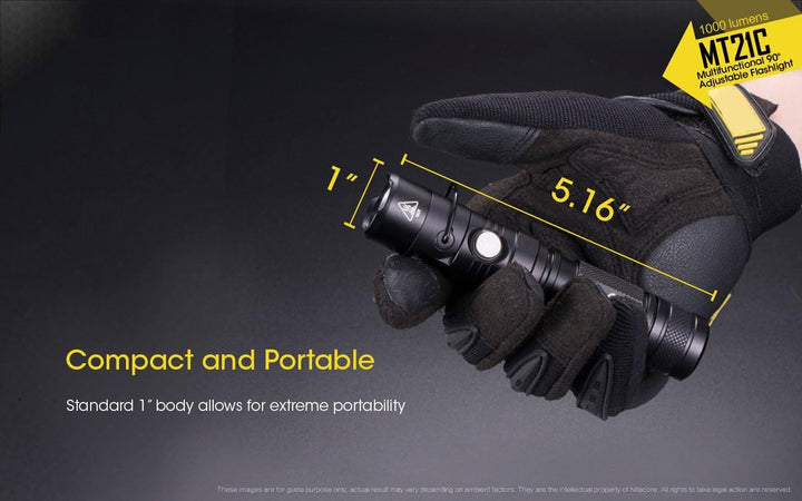 Nitecore Mt21c Taschenlampe, Schwarz, Nicht zutreffend Single, Single