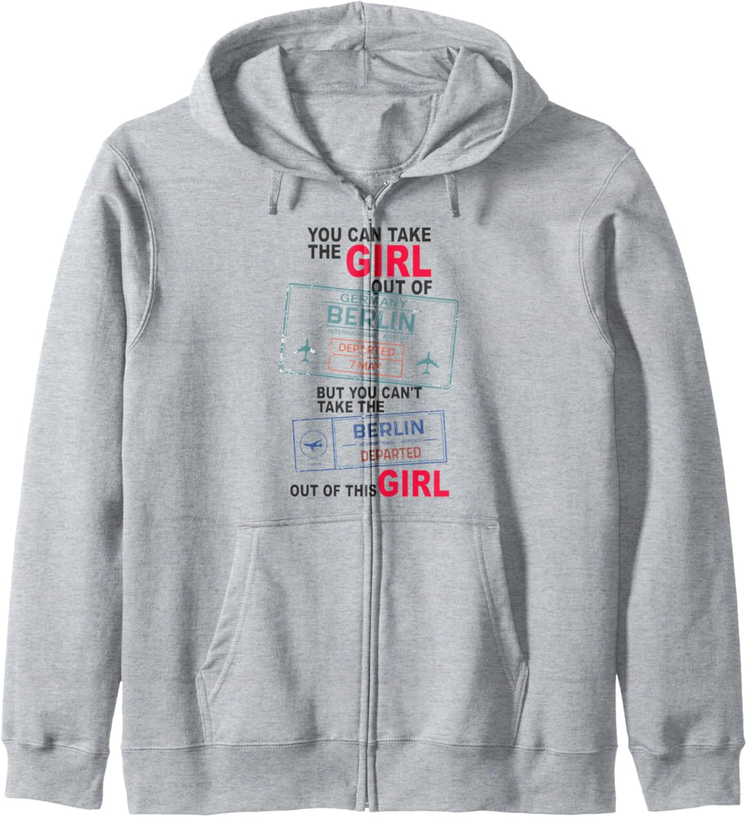 Stolze Berlin Girl - Mädchen aus Berlin Kapuzenjacke