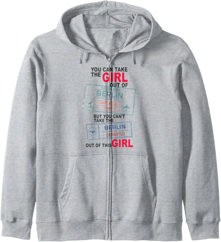 Stolze Berlin Girl - Mädchen aus Berlin Kapuzenjacke