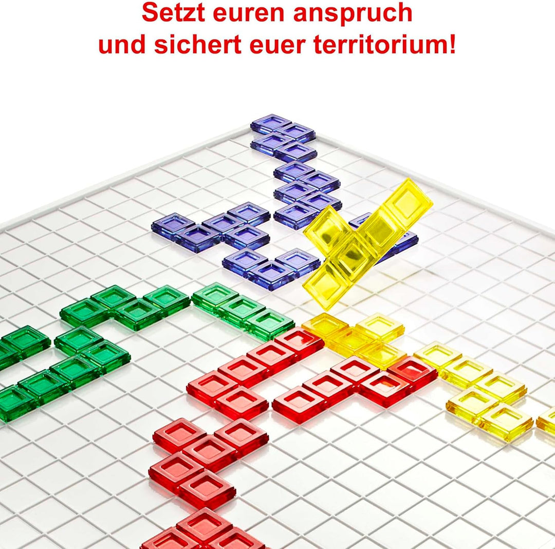 Mattel Games Blokus Spiel, Brettspiel für die Familie, Strategiespiel, für 2-4 Spieler, Gesellschaft