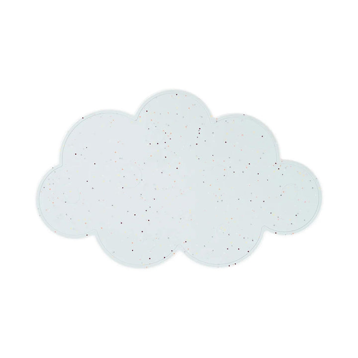 Done by Deer 1049642 Tischset Silikon - Wolke Confetti blau, Blau