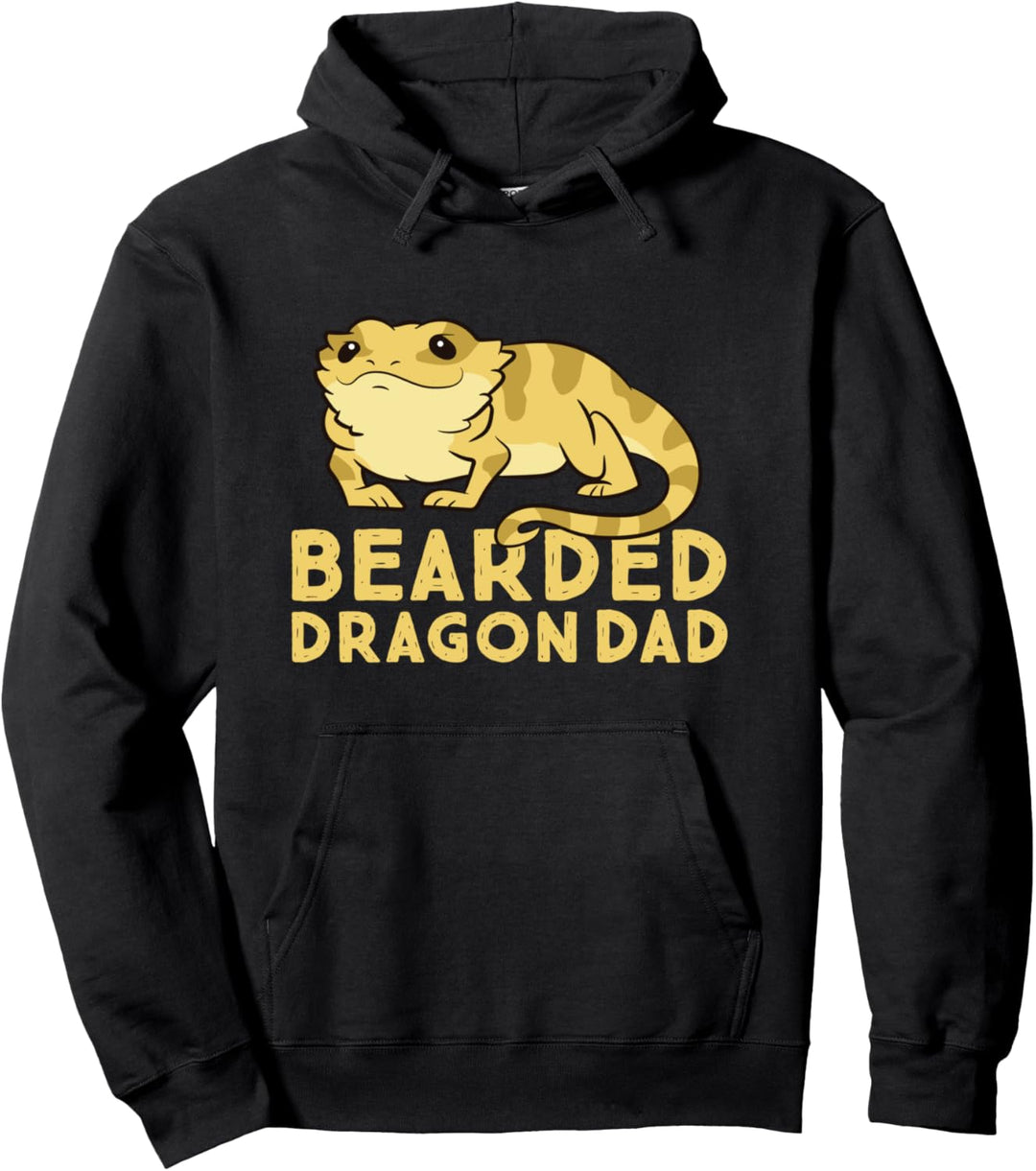 Bartdrachen Papa Eidechse niedlicher Bartdrachen Pullover Hoodie